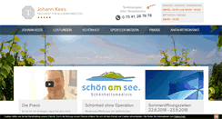Desktop Screenshot of praxis-kees.de