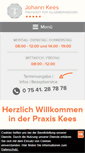 Mobile Screenshot of praxis-kees.de