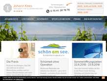 Tablet Screenshot of praxis-kees.de